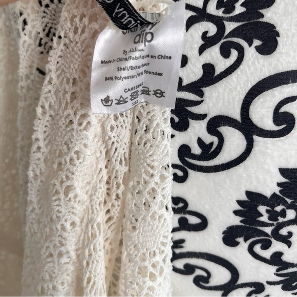 SOLD - White Swimsuit Cover Up by Skinny Dip - Picture 4 of 10